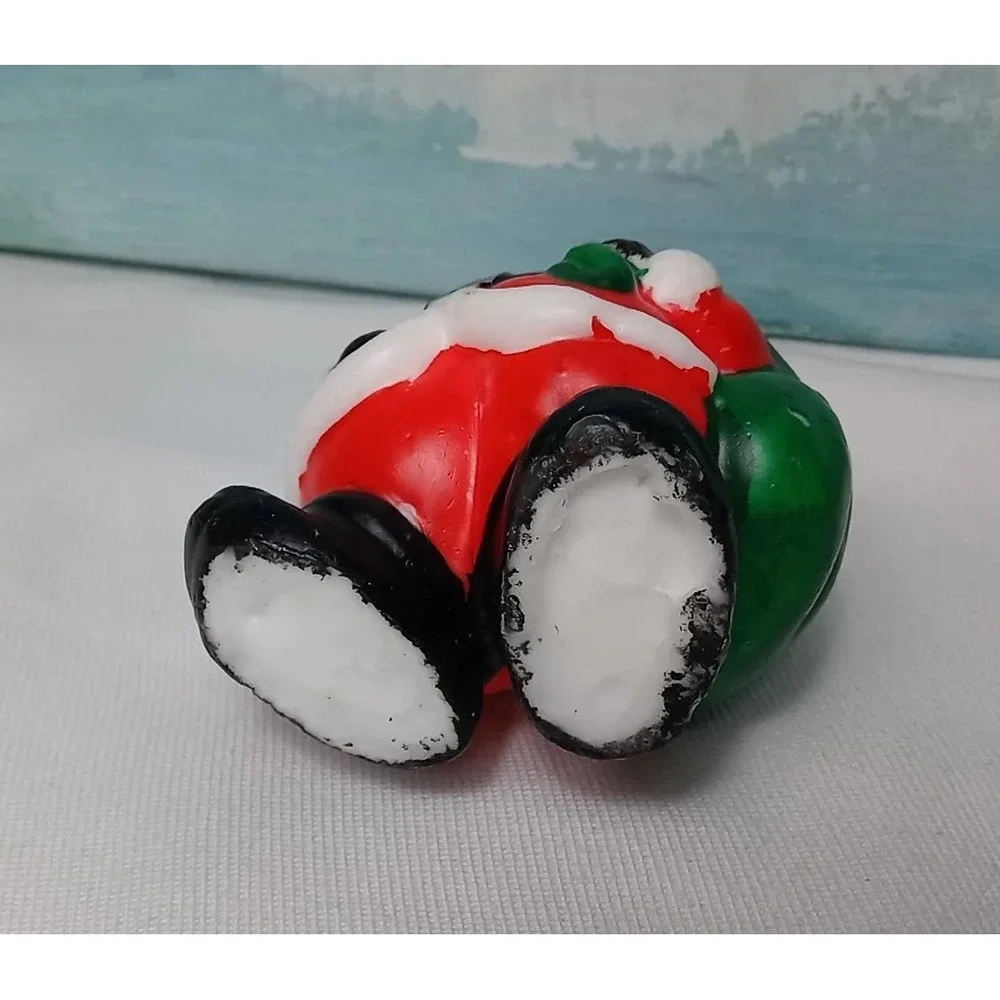 Vintage Santa‎ Claus Christmas Candle Collectable Santa Figure Candle Never Lit